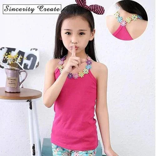 Stylish Girls Vest for Summer | 100% Cotton Comfort - Home Kartz