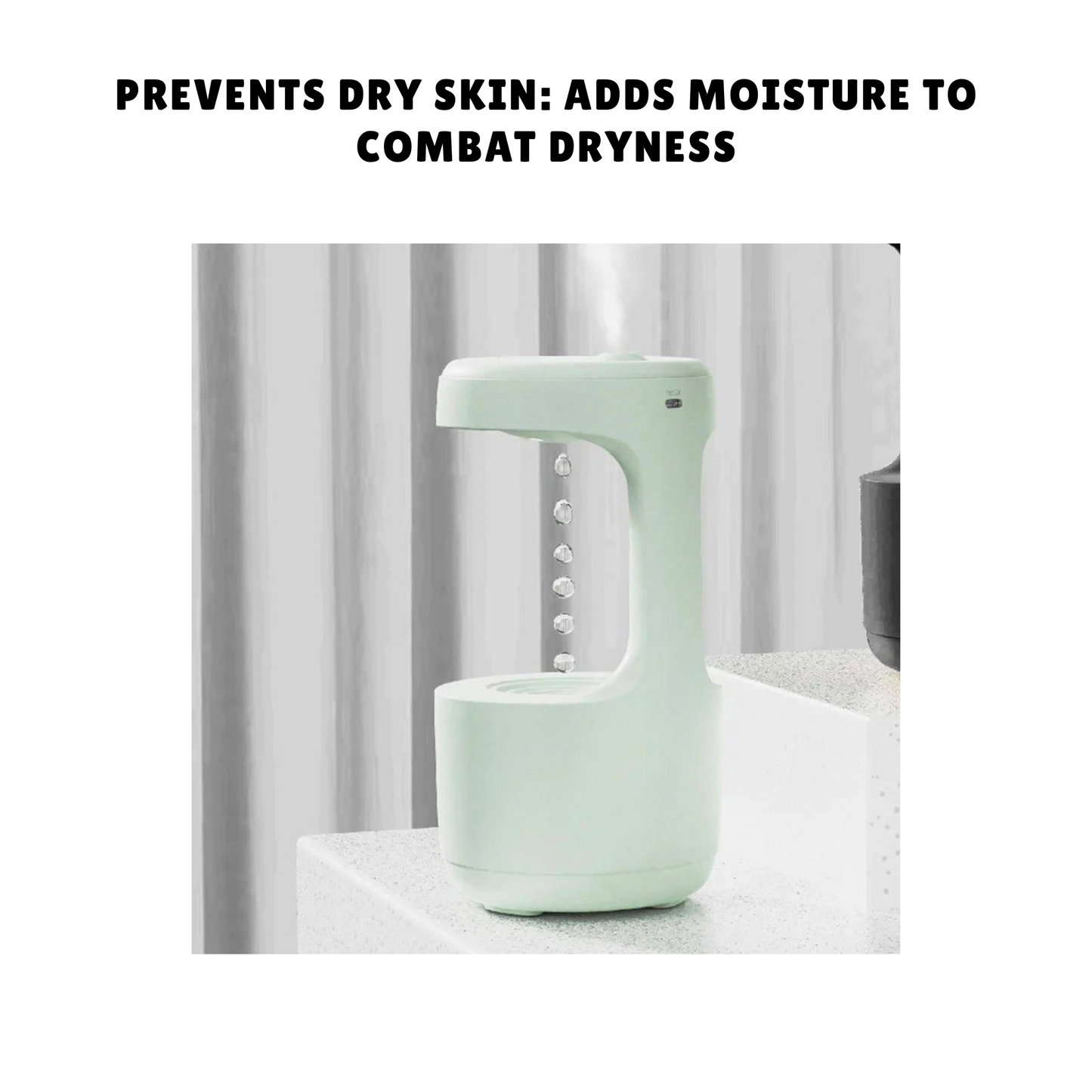 Large Portable Anti-Gravity Hygienic Ultrasonic Cool Mist Humidifier for RSV, Kids, Babies and Adults