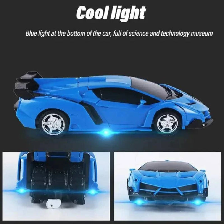 2-in-1 Automatic Transformation Transformer Toy Car : Double the Fun, Double the Excitement! - Home Kartz