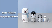 Stack, Discover & Smile - Adorable Wooden Animal Dolls That Teach Size & Sequence!