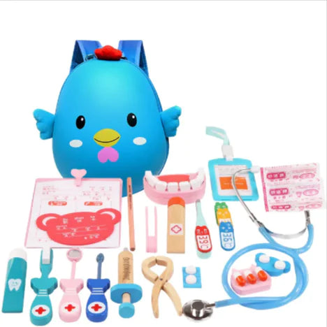 Cure Curiosity - Montessori Wooden Doctor Set That Inspires Kindness & Learning!
