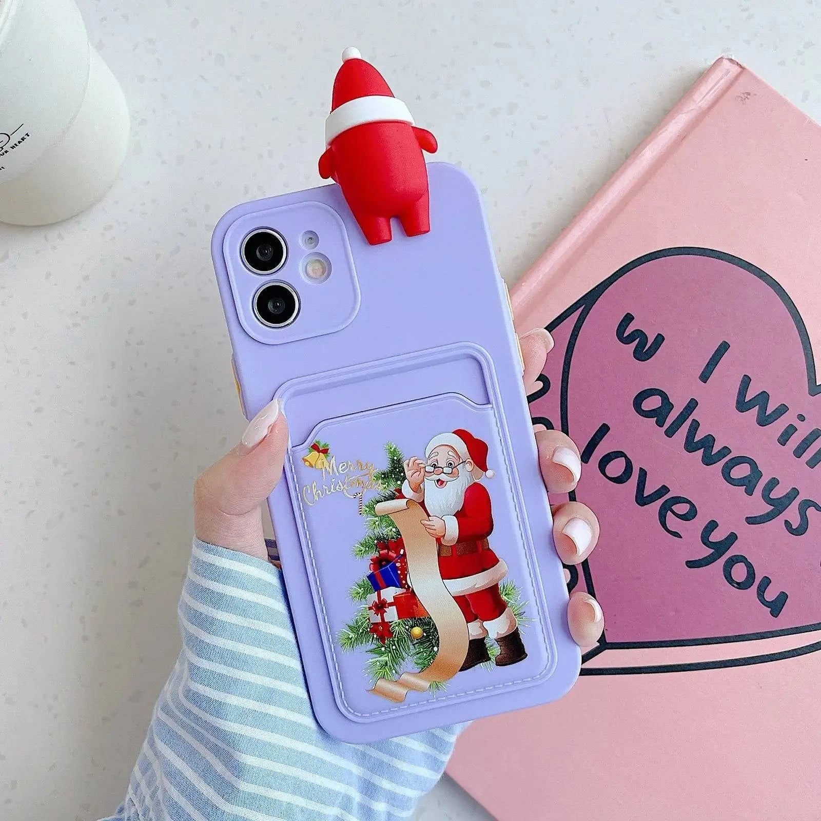 Jelly Cases: Stylish 3D Christmas Card Case – Protect Your Phone with Love 🎄📱 - Home Kartz