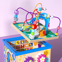 Endless Ways to Learn & Play : The Large Wooden Bead Box That Boosts Focus, Counting, and Creativity