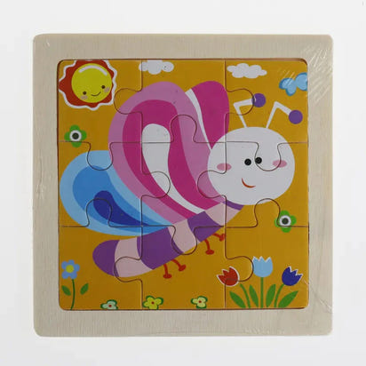 Montessori Cartoon 3D Puzzle | Early Education Toy for Cognitive & Motor Skills Eco Kids Bay