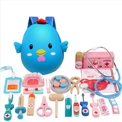 Cure Curiosity - Montessori Wooden Doctor Set That Inspires Kindness & Learning!