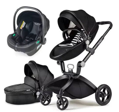 Convertible Baby Stroller – 3-in-1 Luxury Bassinet and Toddler Stroller - Home Kartz