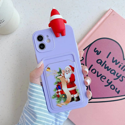 Jelly Cases: Stylish 3D Christmas Card Case – Protect Your Phone with Love 🎄📱