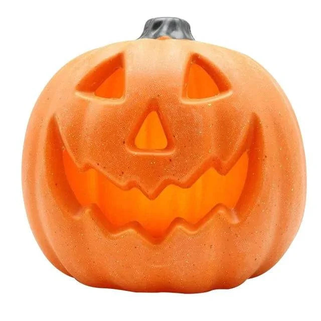 Light Up Halloween with the LED Pumpkin Lantern Night Light – Safe and Spooky Decor - Home Kartz