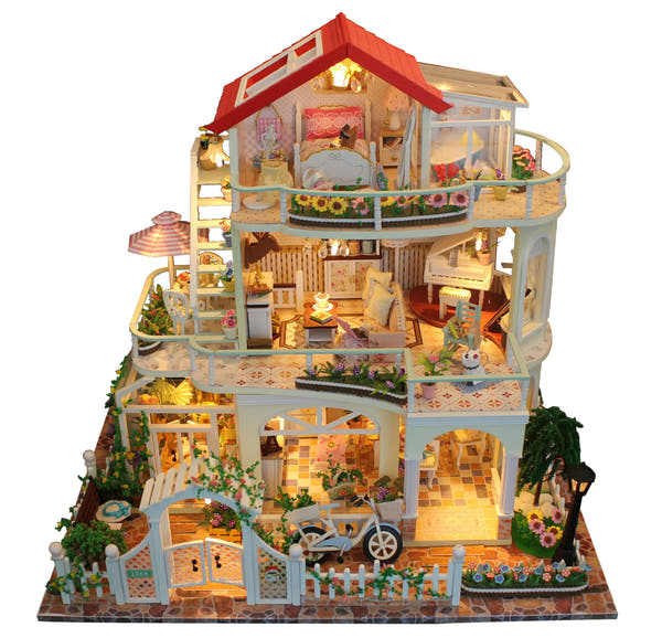 Build Your Own Dream Home - Spark Creativity & Patience with This DIY Wooden Kit!