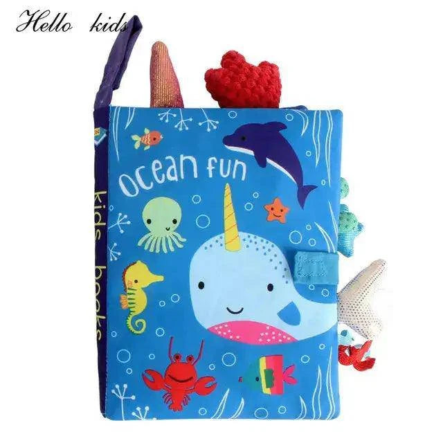 3D Soft Baby Books for Sensory Play | Interactive Cloth Books for Babies (0-3 Years) - Home Kartz