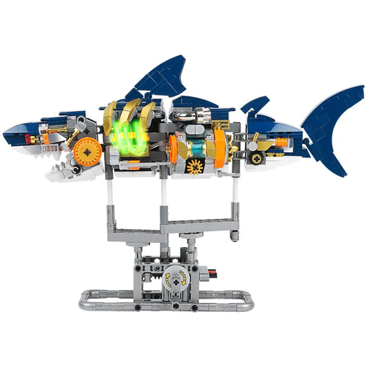 Unleash the Ocean's Majesty: The Apex Predator Model Kit - Build Your Own Mechanical Shark! 🦈✨ - Home Kartz