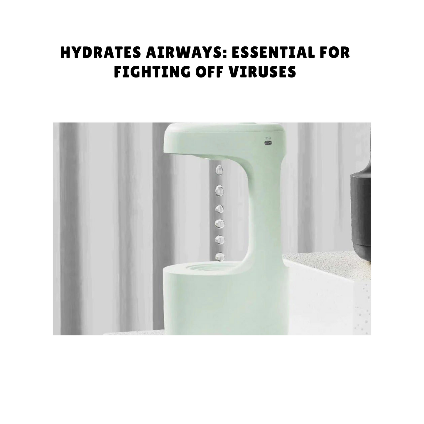 Large Portable Anti-Gravity Hygienic Ultrasonic Cool Mist Humidifier for RSV, Kids, Babies and Adults
