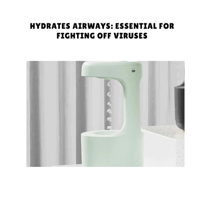 Large Portable Anti-Gravity Hygienic Ultrasonic Cool Mist Humidifier for RSV, Kids, Babies and Adults