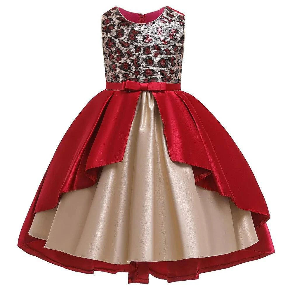 Sequined Bow Dress: Sophistication and Charm for Your Little Fashionista - Home Kartz