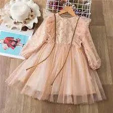 Shine Bright in Every Occasion with Our Spring Sequins Dress for Kids - Home Kartz