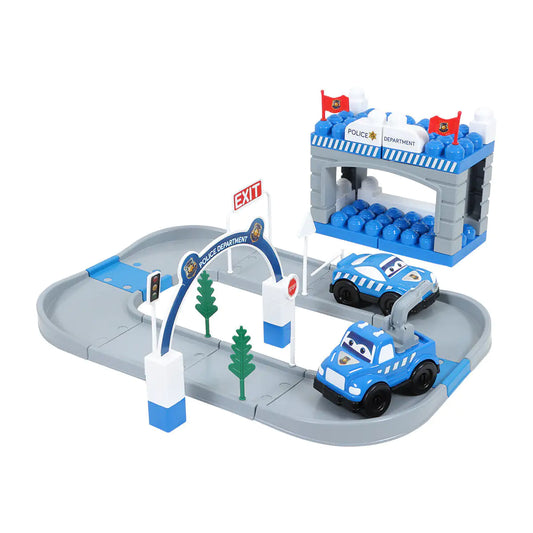 🚨 Build Courage & Creativity : 52-Piece Police Adventure Set for Real-Life Heroes in Training!