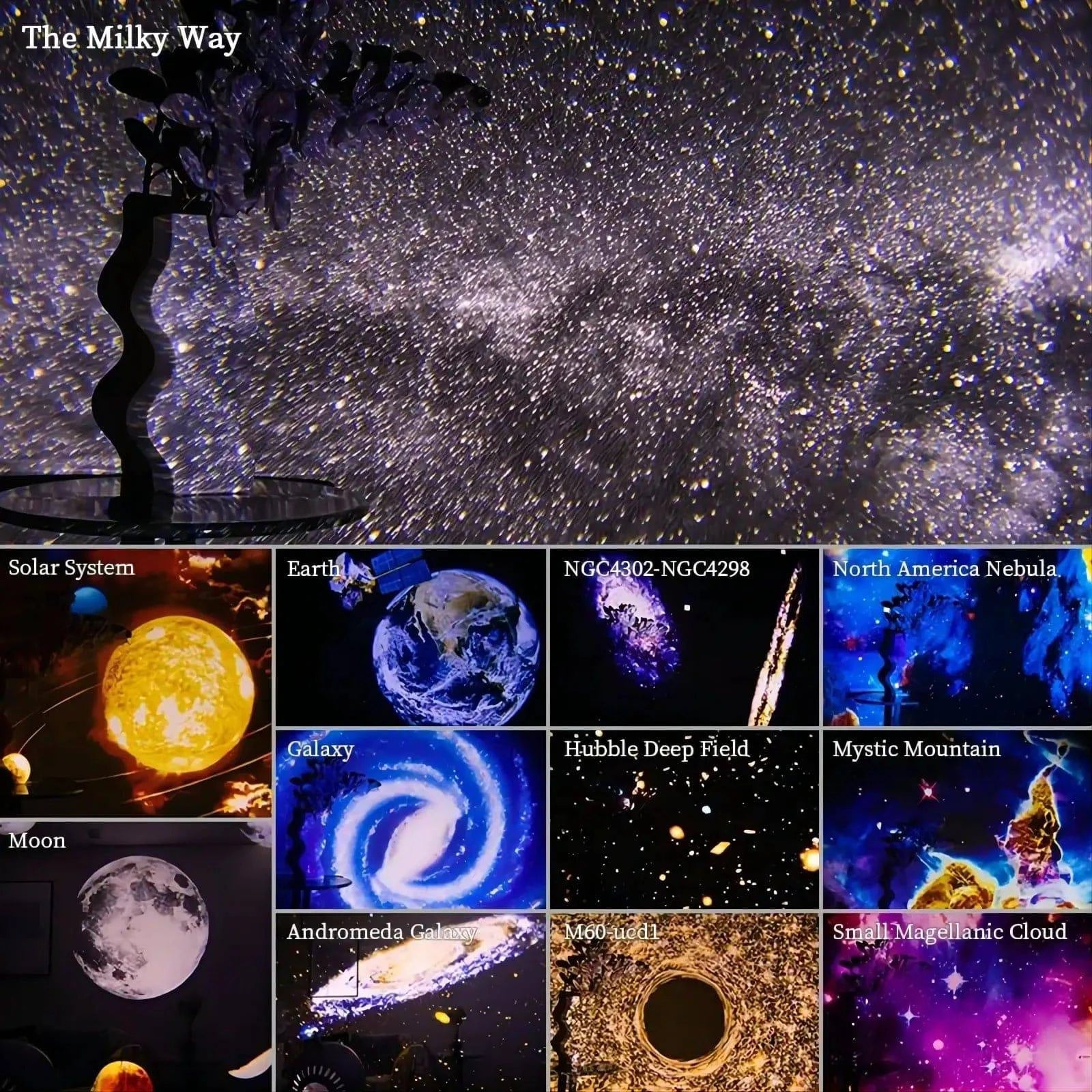 Explore the Cosmos: Galaxy Night Light Projector Lamp – Transform Your Space - Home Kartz