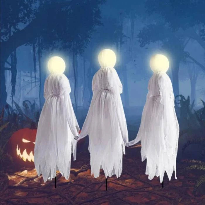 Enchant Your Halloween: Holding Hands Ghost Decoration – Perfect for Outdoor and Garden Displays - Home Kartz