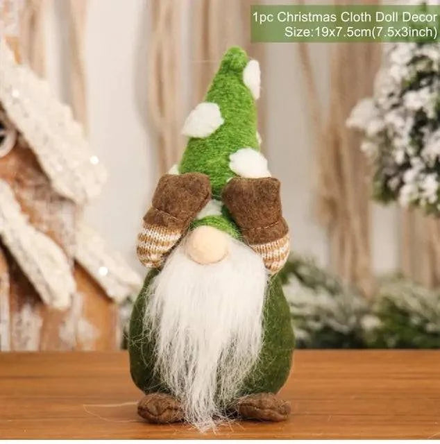 Gnome Christmas Faceless Doll – Whimsical Holiday Decoration for Festive Cheer | Perfect Holiday Gift - Home Kartz
