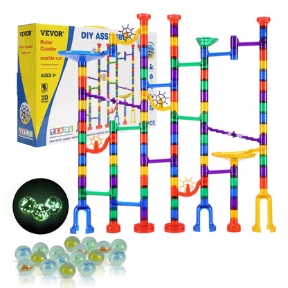 🎢 Build the Ultimate Rollercoaster, Then Race the Dark. The 145-Piece Marble Run with Glow-in-the-Dark Action for Epic Nighttime Discovery