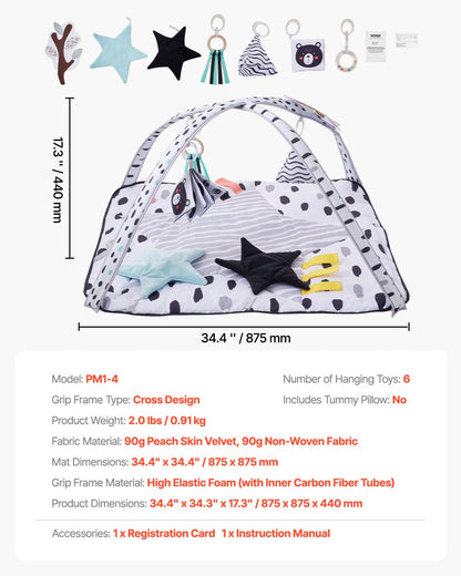 One Mat, 18 Months of Discovery. The Machine-Washable Sensory Hub That Grows with Your Baby from First Look to First Steps