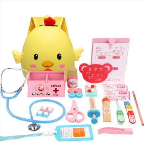 Cure Curiosity - Montessori Wooden Doctor Set That Inspires Kindness & Learning!
