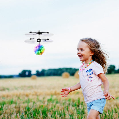 Hand-Controlled Flying Ball Toy with LED Lights