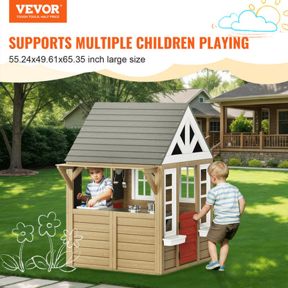 🏡 Their First Home, Right in Your Backyard. The Officially Licensed Cedar Wood Cottage That Turns Outdoor Play into a Lifetime of Core Memories