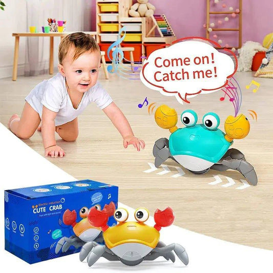 ✨ Crawl, Giggle, Grow: Introducing the Magical Motion Sensing Crab Toy - The Ultimate Crawling Companion! ✨ - Home Kartz