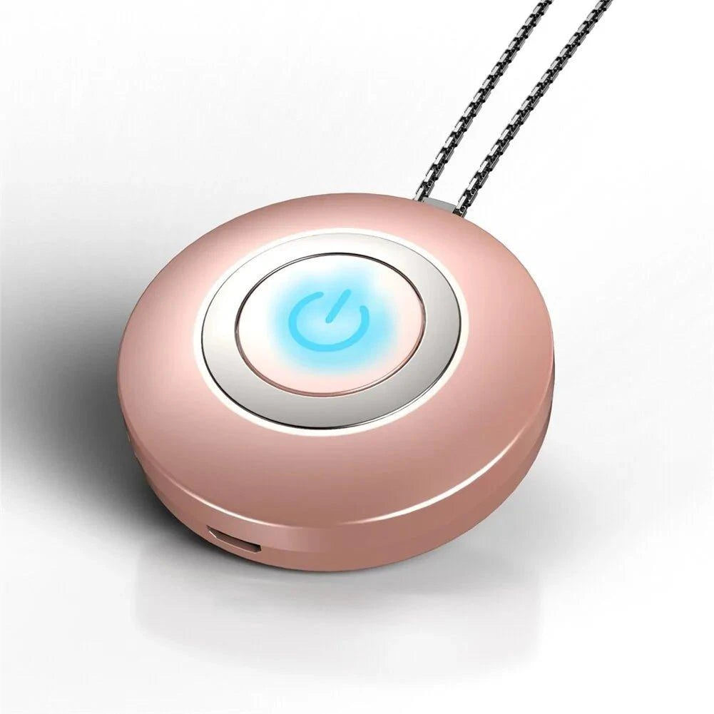 Stay Fresh On-the-Go with Mini Portable Necklace Air Purifier - Home Kartz