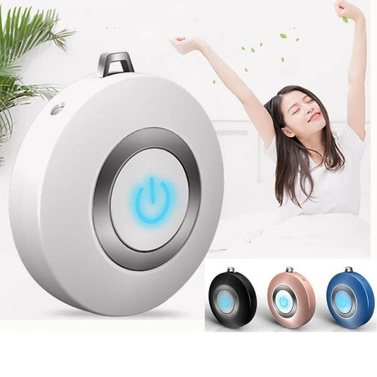 Stay Fresh On-the-Go with Mini Portable Necklace Air Purifier - Home Kartz