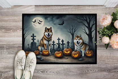 Halloween Akita Dog Doormat – Durable, Slip-Resistant, and Weatherproof for Indoor and Outdoor Use - Home Kartz