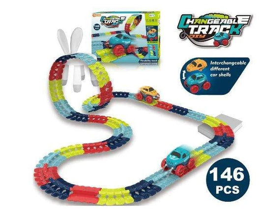 Experience Magical Playtime with the Anti Gravity Car Track Toy Set - Home Kartz