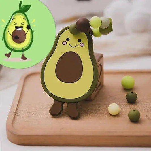 Soothe Your Baby's Gums with Our "Avocado Adventure" Silicone Teether! - Home Kartz