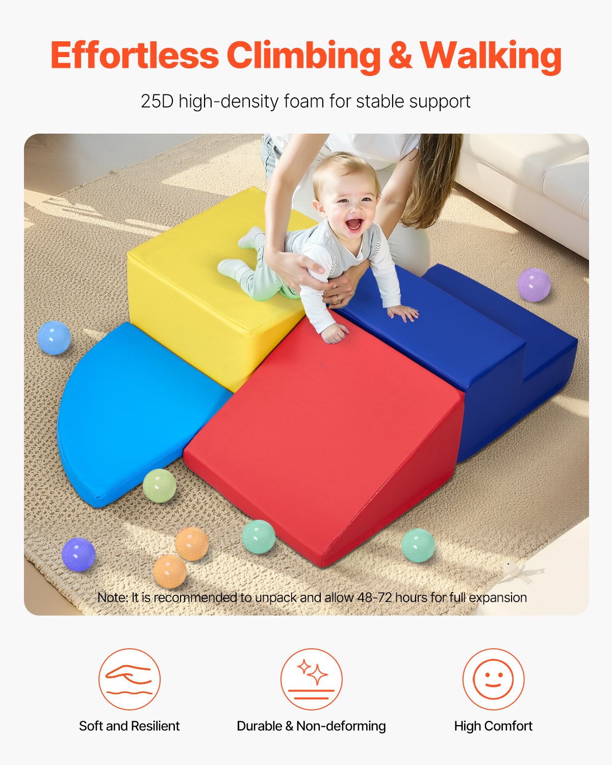 Save Your Sofa, Reclaim Your Peace. The High-Density Foam Climbing Set That Gives Them a Better (and Safer) Place to Explore