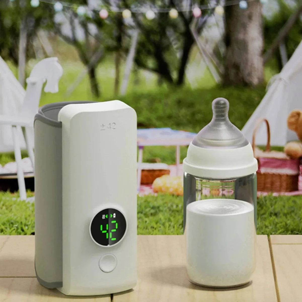 Wireless Rechargeable Baby Bottle Warmer – Warm Milk Anywhere, Anytime! - Home Kartz