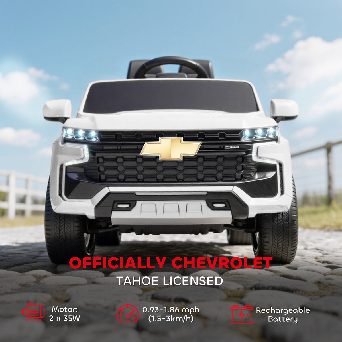 12V Electric Ride-On Car with Parental Remote