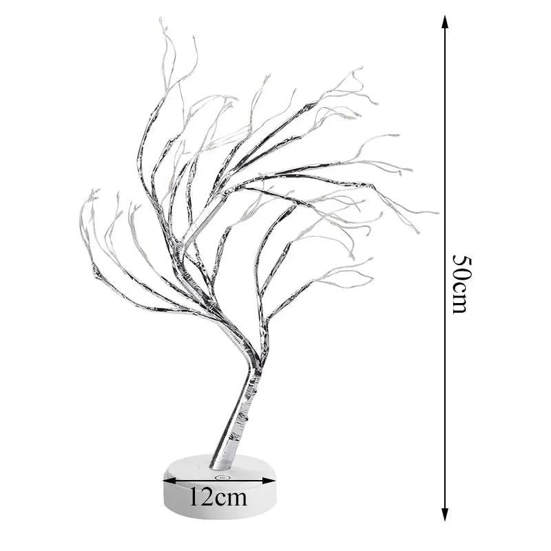 Enchanting 3D Copper Wire Fire Tree Pearl Night Light – Illuminate Your Space with Elegance 🌟 - Home Kartz