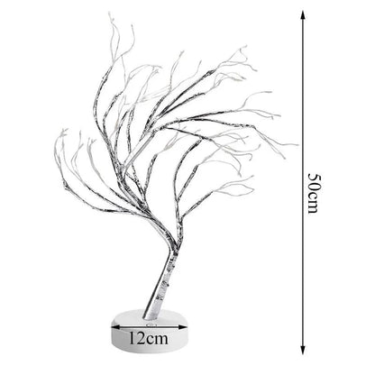 Enchanting 3D Copper Wire Fire Tree Pearl Night Light – Illuminate Your Space with Elegance 🌟 - Home Kartz