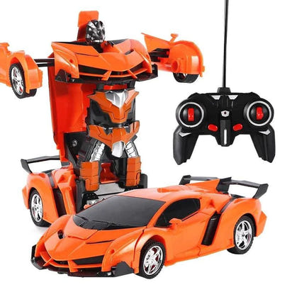 2-in-1 Automatic Transformation Transformer Toy Car : Double the Fun, Double the Excitement! - Home Kartz