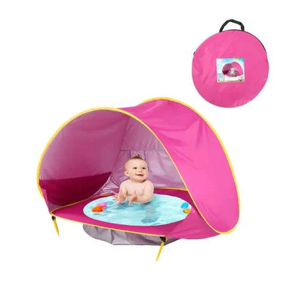 🏖️ Create Your Baby's Shady Oasis: Introducing the SunHaven Baby Beach Tent with Built-in Pool! ☀️ - Home Kartz