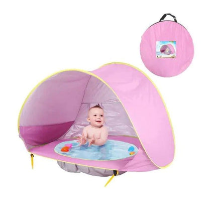 🏖️ Create Your Baby's Shady Oasis: Introducing the SunHaven Baby Beach Tent with Built-in Pool! ☀️ - Home Kartz