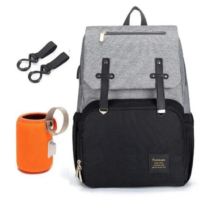 Modern Baby Diaper Bag with USB Port - Ultimate Convenience for Parents - Home Kartz