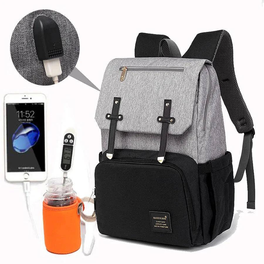 Modern Baby Diaper Bag with USB Port - Ultimate Convenience for Parents - Home Kartz