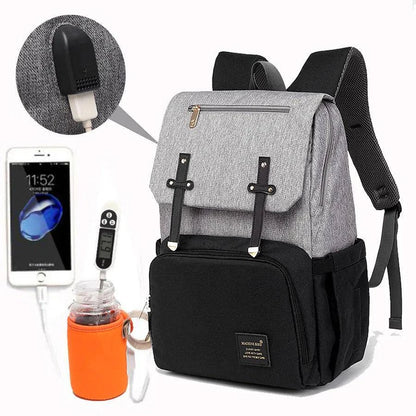 Modern Baby Diaper Bag with USB Port - Ultimate Convenience for Parents - Home Kartz