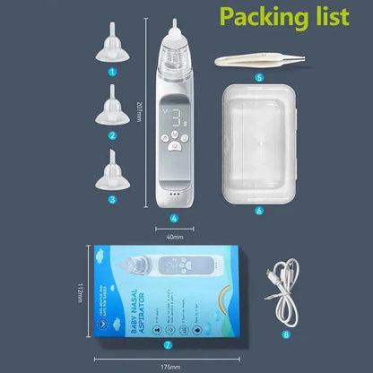 Baby Electric Nasal Aspirator - Gentle & Effective Nasal Care for Babies - Home Kartz