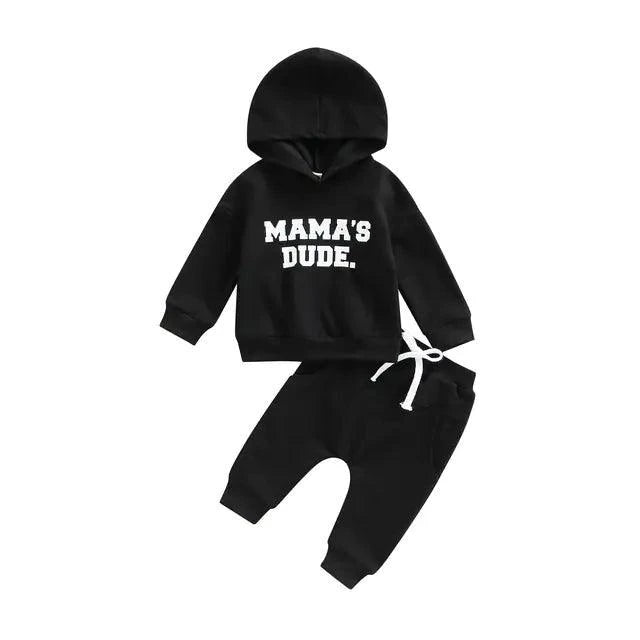 Stylish Baby Boys 2 Pcs Fall Outfits | Pocket Pants Set - Home Kartz