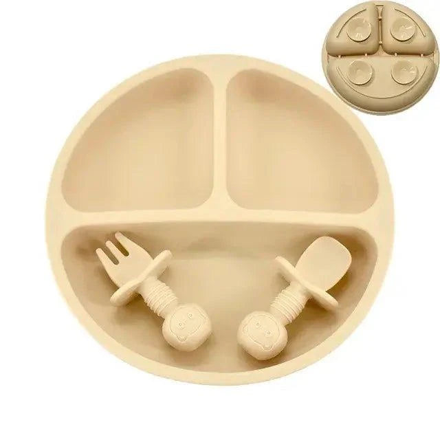 Safe and Convenient Baby Silicone Plate Set | FDA-Approved - Home Kartz