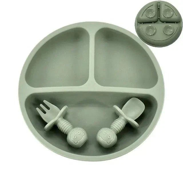 Safe and Convenient Baby Silicone Plate Set | FDA-Approved - Home Kartz