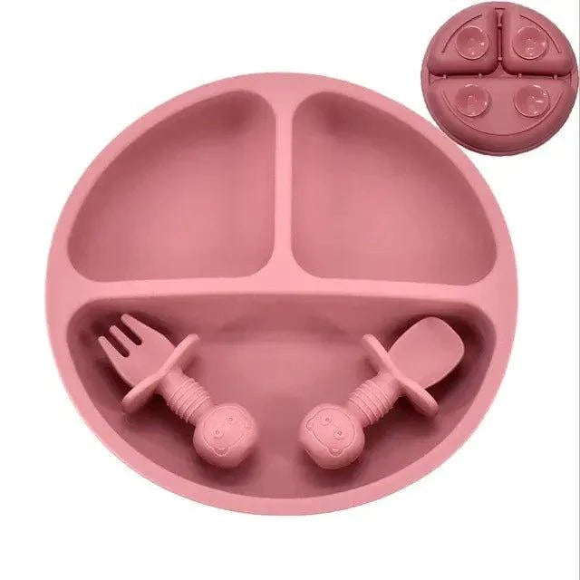 Safe and Convenient Baby Silicone Plate Set | FDA-Approved - Home Kartz